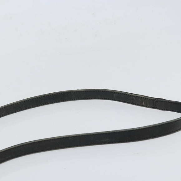 LOEWE Shoulder Bag Leather Black Gold Auth ep12832