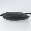 LOEWE Shoulder Bag Leather Black Gold Auth ep12832-5