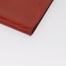 HERMES Shoulder Bag Leather Red Auth ep12834-16