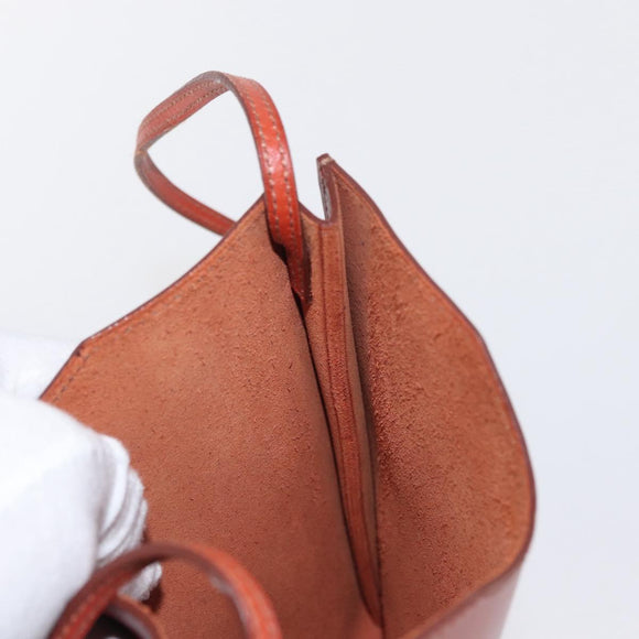 HERMES Umhängetasche Leder Rot Original ep12834