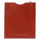 HERMES Shoulder Bag Leather Red Auth ep12834-13