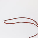 HERMES Shoulder Bag Leather Red Auth ep12834-8