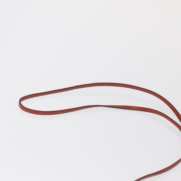 HERMES Shoulder Bag Leather Red Auth ep12834