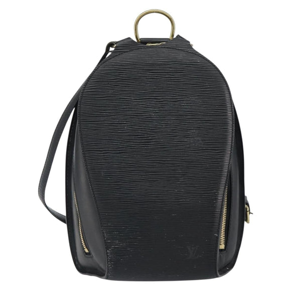 LOUIS VUITTON Epi Mabillon Backpack Black M52232 LV Auth ep12835