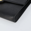 LOUIS VUITTON Epi Pochette Arche Shoulder Bag Black Noir M52572 LV Auth ep12836-9