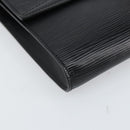 LOUIS VUITTON Epi Pochette Arche Shoulder Bag Black Noir M52572 LV Auth ep12836-14