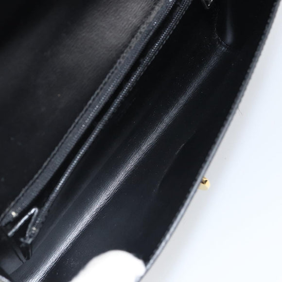 LOUIS VUITTON Epi Pochette Arche Shoulder Bag Black Noir M52572 LV Auth ep12836