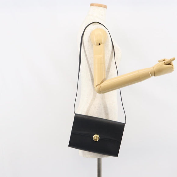 LOUIS VUITTON Epi Pochette Arche Shoulder Bag Black Noir M52572 LV Auth ep12836