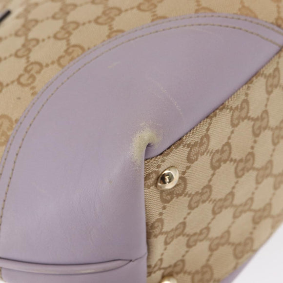 GUCCI GG Canvas Tote Bag Beige Gold 169946 Auth ep12840