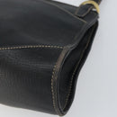 LOEWE Hand Bag Leather Black Gold Auth ep12841-9