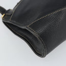 LOEWE Hand Bag Leather Black Gold Auth ep12841-14