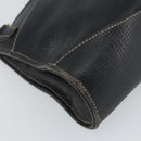 LOEWE Hand Bag Leather Black Gold Auth ep12841-16