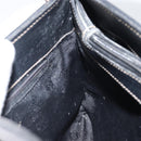 LOEWE Hand Bag Leather Black Gold Auth ep12841-18