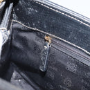 LOEWE Hand Bag Leather Black Gold Auth ep12841-20