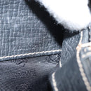 LOEWE Hand Bag Leather Black Gold Auth ep12841-12