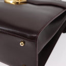 GUCCI Hand Bag Leather 2way Bordeaux Gold 000 2026 0258 Auth ep12849-16