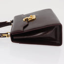 GUCCI Hand Bag Leather 2way Bordeaux Gold 000 2026 0258 Auth ep12849-4