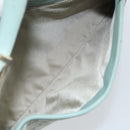 GUCCI Shoulder Bag Suede Light Blue Gold 001 4057 Auth ep12851-11