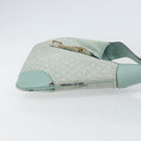 GUCCI Shoulder Bag Suede Light Blue Gold 001 4057 Auth ep12851-4