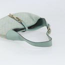 GUCCI Shoulder Bag Suede Light Blue Gold 001 4057 Auth ep12851-7