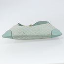 GUCCI Shoulder Bag Suede Light Blue Gold 001 4057 Auth ep12851-5
