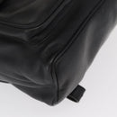 GUCCI Bamboo Backpack Leather Black Gold 003 2058 0016 Auth ep12855-12
