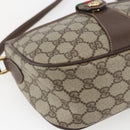 GUCCI GG Supreme Web Sherry Line Bag PVC Beige Gold 89 02 032 Auth ep12857-11