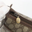 GUCCI GG Supreme Web Sherry Line Bag PVC Beige Gold 89 02 032 Auth ep12857-14