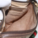 GUCCI GG Supreme Web Sherry Line Bag PVC Beige Gold 89 02 032 Auth ep12857-18