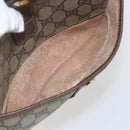 GUCCI GG Supreme Web Sherry Line Bag PVC Beige Gold 89 02 032 Auth ep12857-21