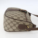 GUCCI GG Supreme Web Sherry Line Bag PVC Beige Gold 89 02 032 Auth ep12857-5