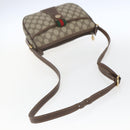 GUCCI GG Supreme Web Sherry Line Bag PVC Beige Gold 89 02 032 Auth ep12857-7