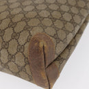 GUCCI GG Canvas Web Sherry Line Tote Bag PVC Beige 58 02 4889 Auth ep12863-15