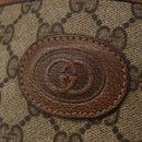 GUCCI GG Canvas Web Sherry Line Tote Bag PVC Beige 58 02 4889 Auth ep12863-17