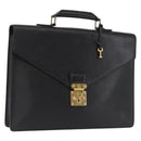 LOUIS VUITTON Epi Serviette Conseiller Business Bag Black M54422 LV Auth ep12871-1
