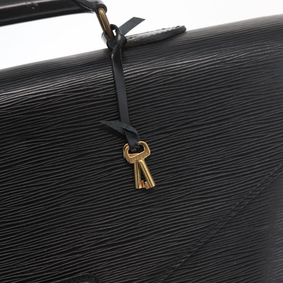 LOUIS VUITTON Epi Serviette Conseiller Business Bag Black M54422 LV Auth ep12871