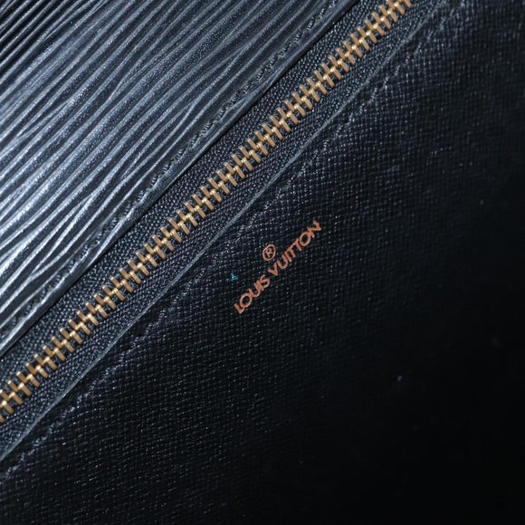 LOUIS VUITTON Epi Serviette Conseiller Business Bag Black M54422 LV Auth ep12871