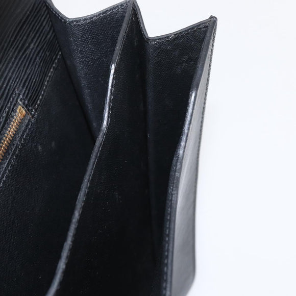 LOUIS VUITTON Epi Serviette Conseiller Business Bag Black M54422 LV Auth ep12871