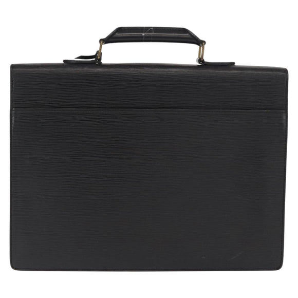 LOUIS VUITTON Epi Serviette Conseiller Business Bag Black M54422 LV Auth ep12871