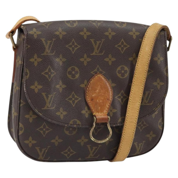 LOUIS VUITTON Monogram Saint Cloud GM Shoulder Bag M51242 LV Auth ep12872
