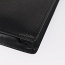 LOUIS VUITTON Epi Serie Dragonne Clutch Bag Black Noir M52612 LV Auth ep12874-11