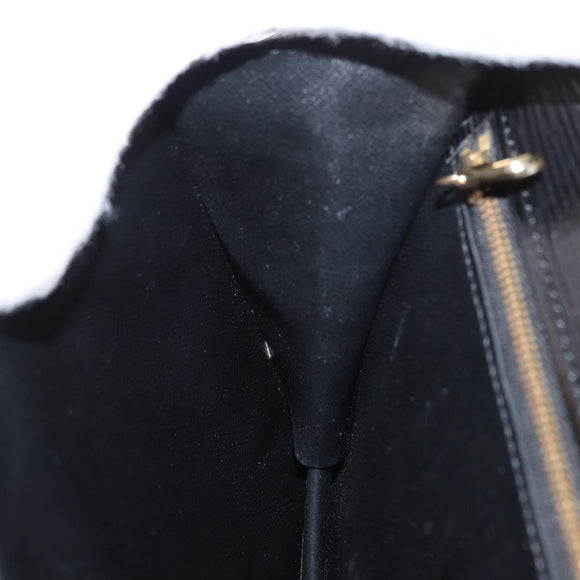 LOUIS VUITTON Epi Serie Dragonne Clutch Bag Black Noir M52612 LV Auth ep12874