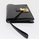 LOUIS VUITTON Epi Serie Dragonne Clutch Bag Black Noir M52612 LV Auth ep12874-5