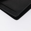 LOUIS VUITTON Epi Serie Dragonne Clutch Bag Black Noir M52612 LV Auth ep12874-9