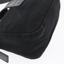 FENDI Hand Bag Nylon Black Silver Auth ep12875-15