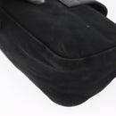 FENDI Hand Bag Nylon Black Silver Auth ep12875-16