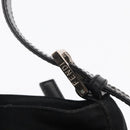 FENDI Hand Bag Nylon Black Silver Auth ep12875-17