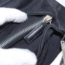 FENDI Hand Bag Nylon Black Silver Auth ep12875-22