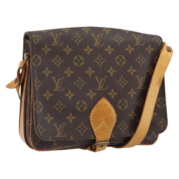 LOUIS VUITTON Monogram Cartouchiere GM Shoulder Bag M51252 LV Auth ep12876