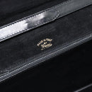 GUCCI Shoulder Bag Suede Black Gold Auth ep12880-10